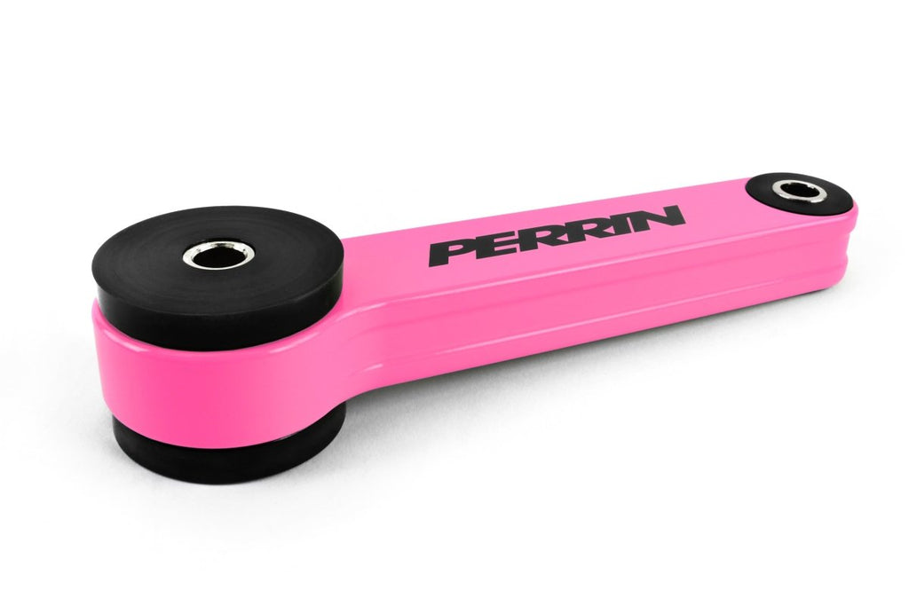 Perrin Pitch Stop Mount Hyper Pink 2002-2024 WRX / 2004-2021 STI / 2005-2009 Legacy GT/ 2020-2024 Legacy XT / 1993-2024 Impreza / 2019-2024 Ascent / 2013-2024 Ascent / 2013-2024 Crosstrek