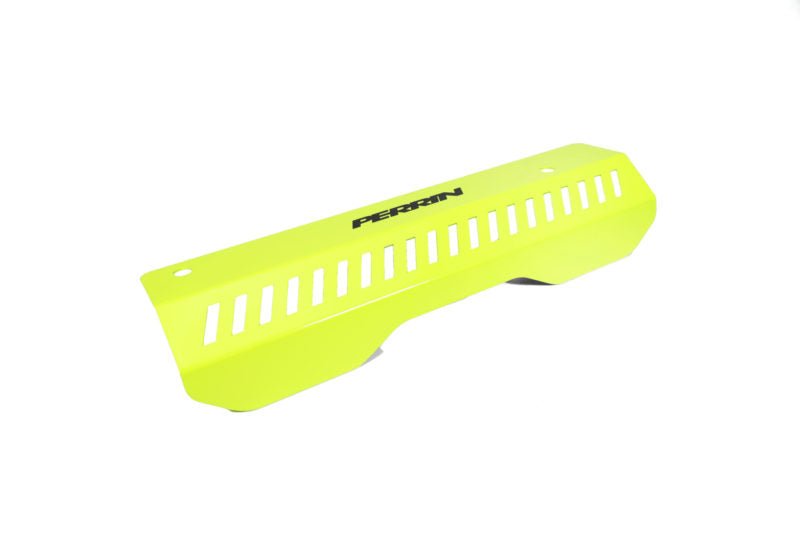 Perrin Pulley Cover Neon Yellow 2015-2025 Impreza / 2018-2025 Crosstrek / 2020-2025 Legacy Non Turbo / 2020-2025 Outback Non Turbo