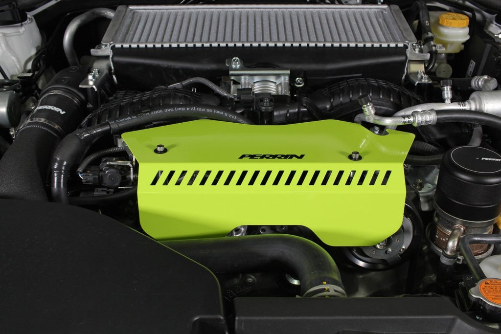 Perrin Pulley Cover Neon Yellow 2022-2025 WRX
