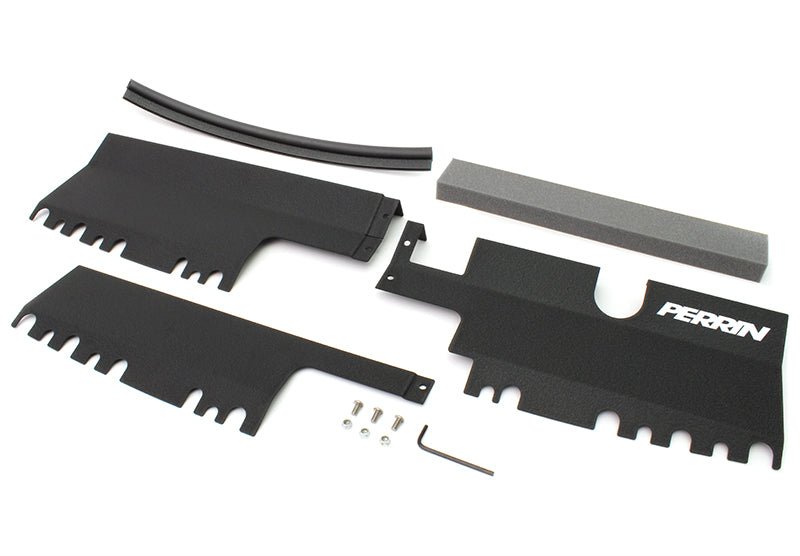 Perrin 3pc Radiator Shroud Black 2015-2021 WRX / 2015-2021 STI