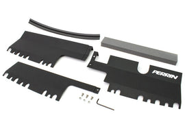 Perrin 3pc Radiator Shroud Black 2015-2021 WRX / 2015-2021 STI