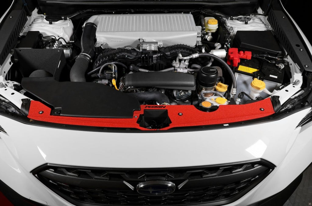 Perrin Radiator Shroud Kit Red 2022-2025 WRX