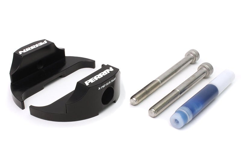 Perrin Steering Dampener Lockdown Kit 2008-2024 WRX / 2014-2025 Forester / 2013-2025 Crosstrek / 2004-2025 Impreza / 2019-2024 Ascent / 2010-2025 Legacy /2005-2009-Outback XT / 2020-2025 Outback