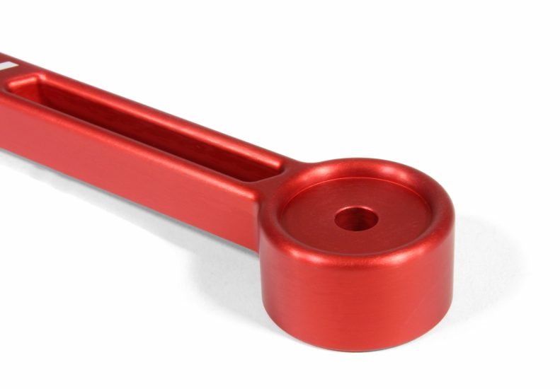 Perrin Stiffi Battery Tie Down Red Subaru Models