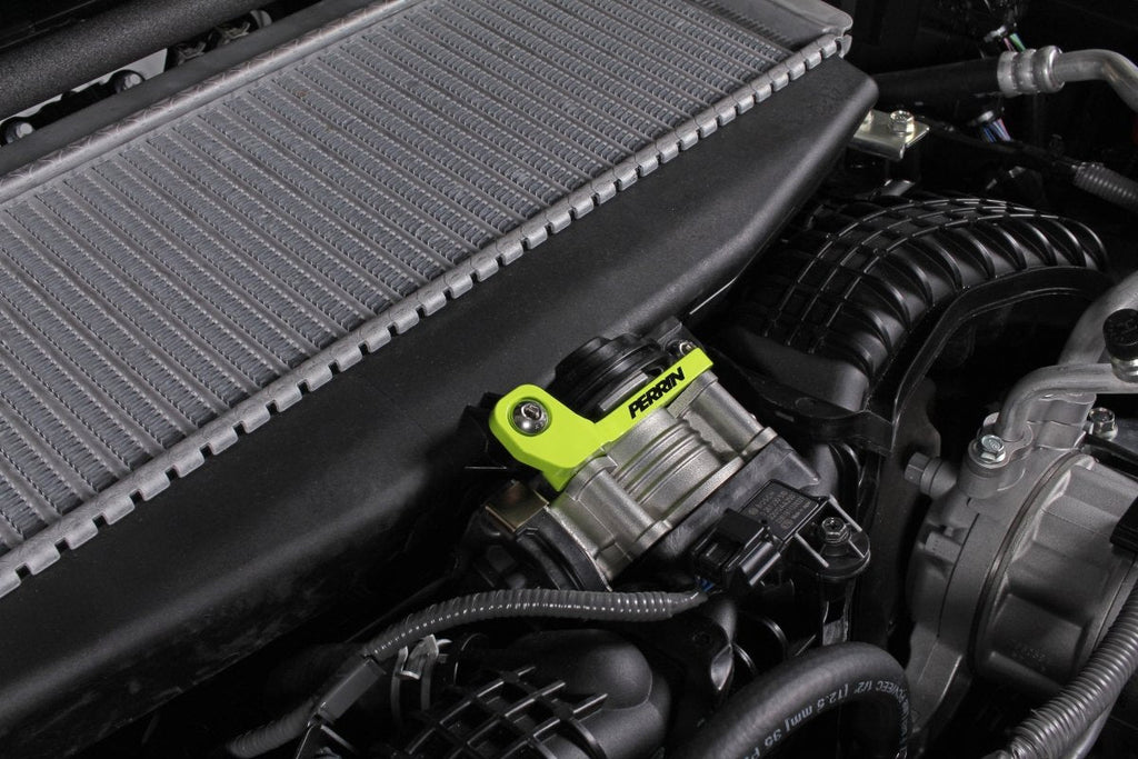 Perrin Top Mount Intercooler Bracket Neon Yellow 2022-2025 WRX / 2019-2025 Ascent / 2020-2025 Legacy XT / 2020-2025 Outback XT / 2022-2025 Outback Wilderness