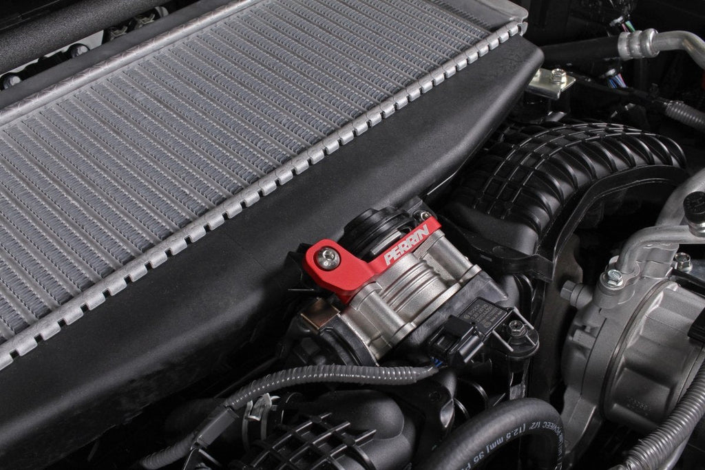 Perrin Top Mount Intercooler Bracket Red 2022-2025 WRX / 2019-2025 Ascent / 2020-2025 Legacy XT / 2020-2025 Outback XT / 2022-2025 Outback Wilderness