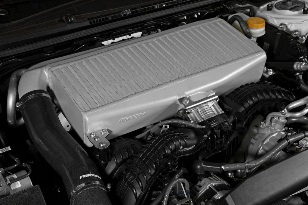 Perrin Top Mount Intercooler Silver 2022-2025 WRX / 2019-2025 Ascent / 2020-2025 Legacy XT /  2020-2025 Outback XT