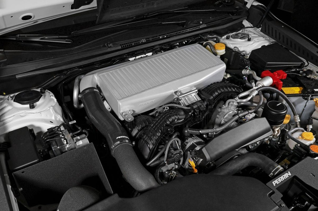 Perrin Top Mount Intercooler Silver 2022-2025 WRX / 2019-2025 Ascent / 2020-2025 Legacy XT /  2020-2025 Outback XT