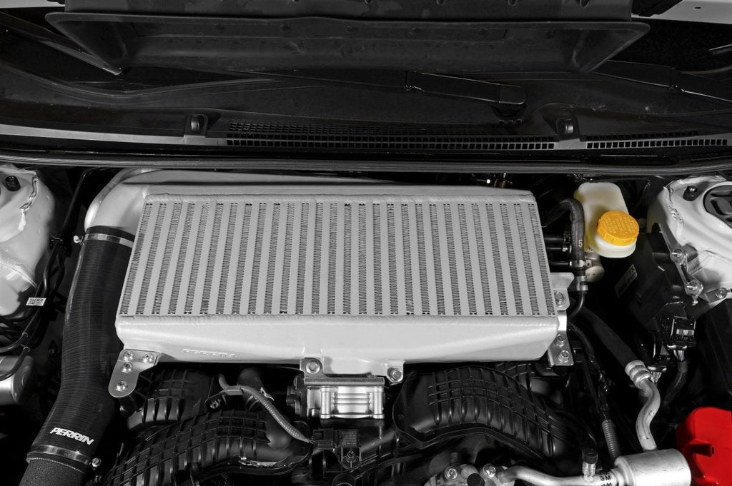 Perrin Top Mount Intercooler Silver 2022-2025 WRX / 2019-2025 Ascent / 2020-2025 Legacy XT /  2020-2025 Outback XT