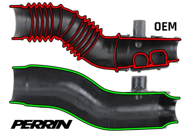 Perrin Turbo Inlet Hose Red 2015-2021 WRX / 2014-2018 Forester XT