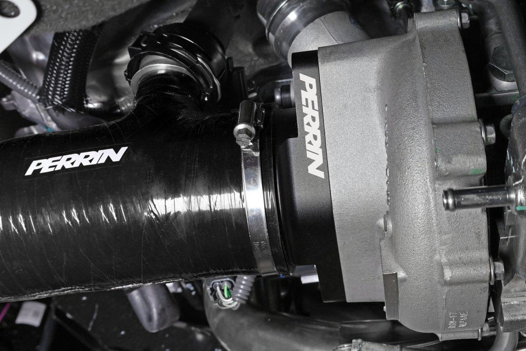 Perrin Turbo Inlet Hose w/ Nozzle Black 2022-2024 WRX Version 1 Fitment / 2019-2025 Ascent / 2020-2025 Legacy / 2020-2025 Outback XT