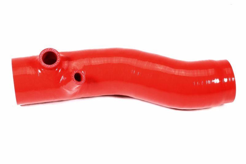 Perrin Turbo Inlet Hose w/ Nozzle Red 2022-2024 WRX Version 1 Fitment / 2019-2025 Ascent / 2020-2025 Legacy / 2020-2025 Outback XT