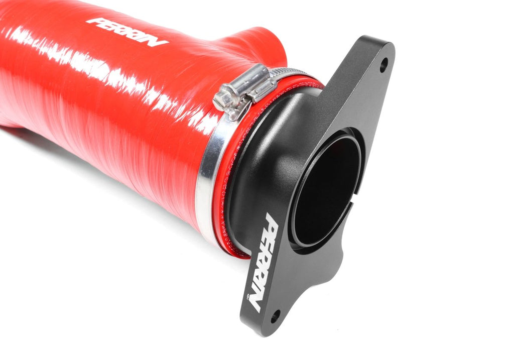 Perrin Turbo Inlet Hose w/ Nozzle Red 2022-2024 WRX Version 1 Fitment / 2019-2025 Ascent / 2020-2025 Legacy / 2020-2025 Outback XT