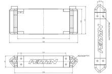 Load image into Gallery viewer, PERRIN Universal Oil Cooler Core 8 Row x 250mm Wide w/ M22 Inlets