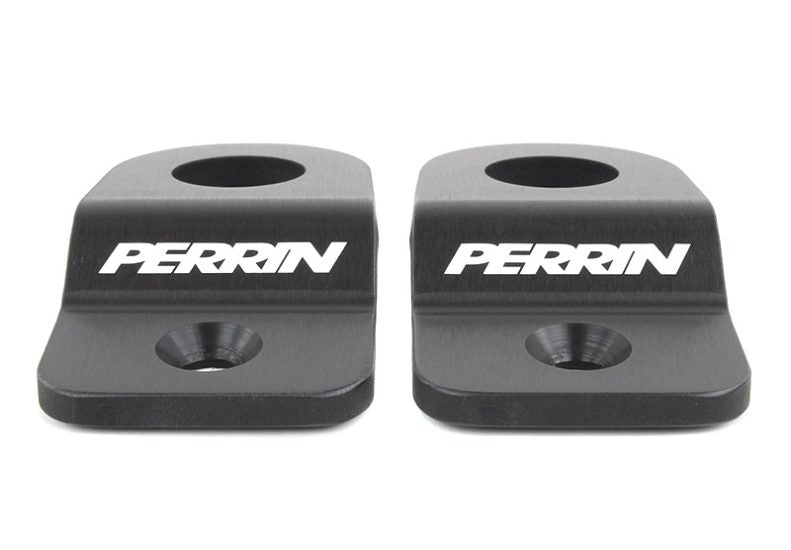 Perrin Upper Radiator Bracket Set Black 2008-2021 WRX / 2008-2021 STI