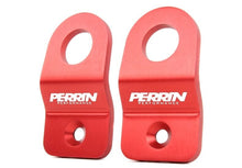 Load image into Gallery viewer, Perrin Upper Radiator Bracket Set Red 2008-2021 WRX / 2008-2021 STI