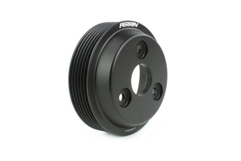 Perrin Water Pump Pulley Black 2022-2025 WRX / 2019-2025 Ascent / 2019-2025 Forester / 2020-2025 Legacy / 2021-2025 Crosstrek / 2020-2025 Outback / 2024-2025 Impreza