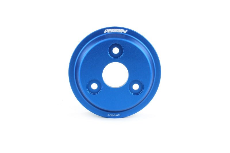 Perrin Water Pump Pulley Blue 2015-2021 WRX / 2014-2018 Forester XT / 2017-2023 Impreza / 2018-2020 Crosstrek