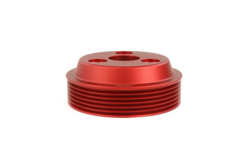 Perrin Water Pump Pulley Red 2022-2025 WRX / 2019-2025 Ascent / 2019-2025 Forester / 2020-2025 Legacy / 2021-2025 Crosstrek / 2020-2025 Outback / 2024-2025 Impreza