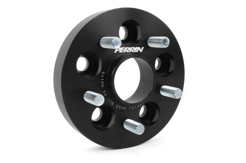 Perrin Wheel Spacers Black 25mm 5x100 2002-2014 WRX / 2004 / STI / BRZ / FXT / LGT