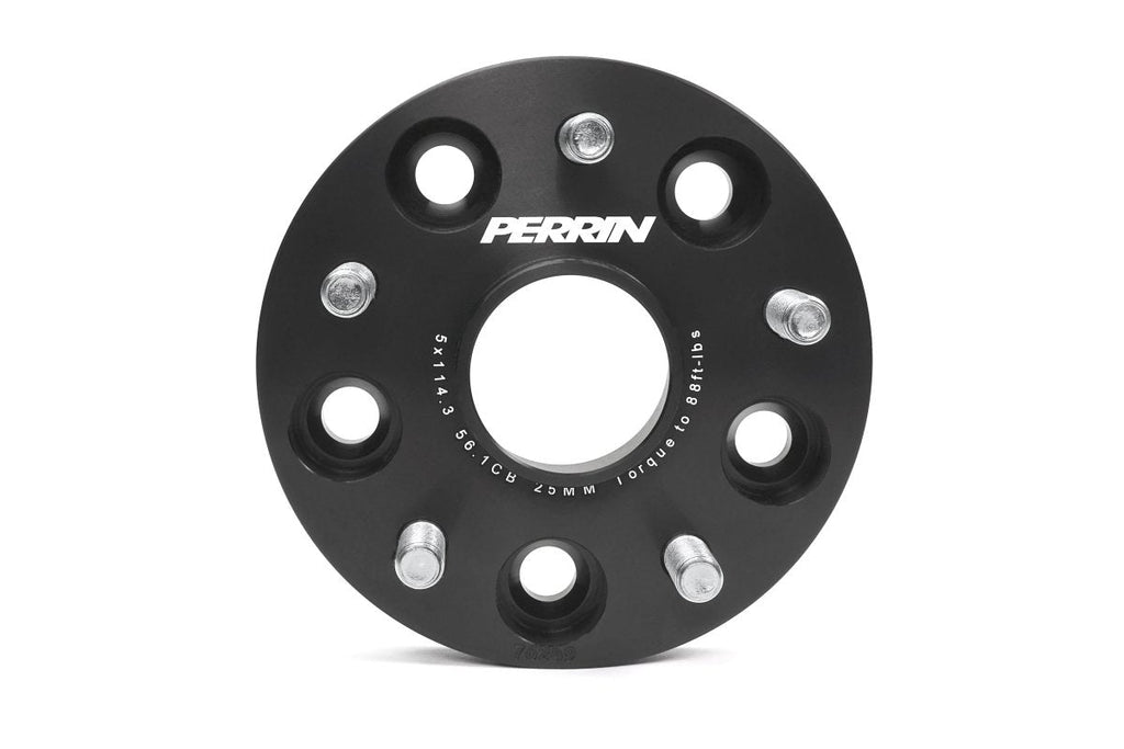 Perrin Wheel Spacers Black 25mm 5x114.3 2015-2025 WRX / 2005-2021 STI