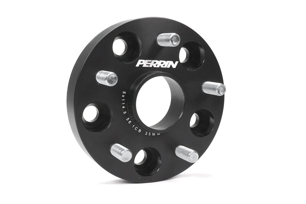 Perrin Wheel Spacers Black 25mm 5x114.3 2015-2025 WRX / 2005-2021 STI