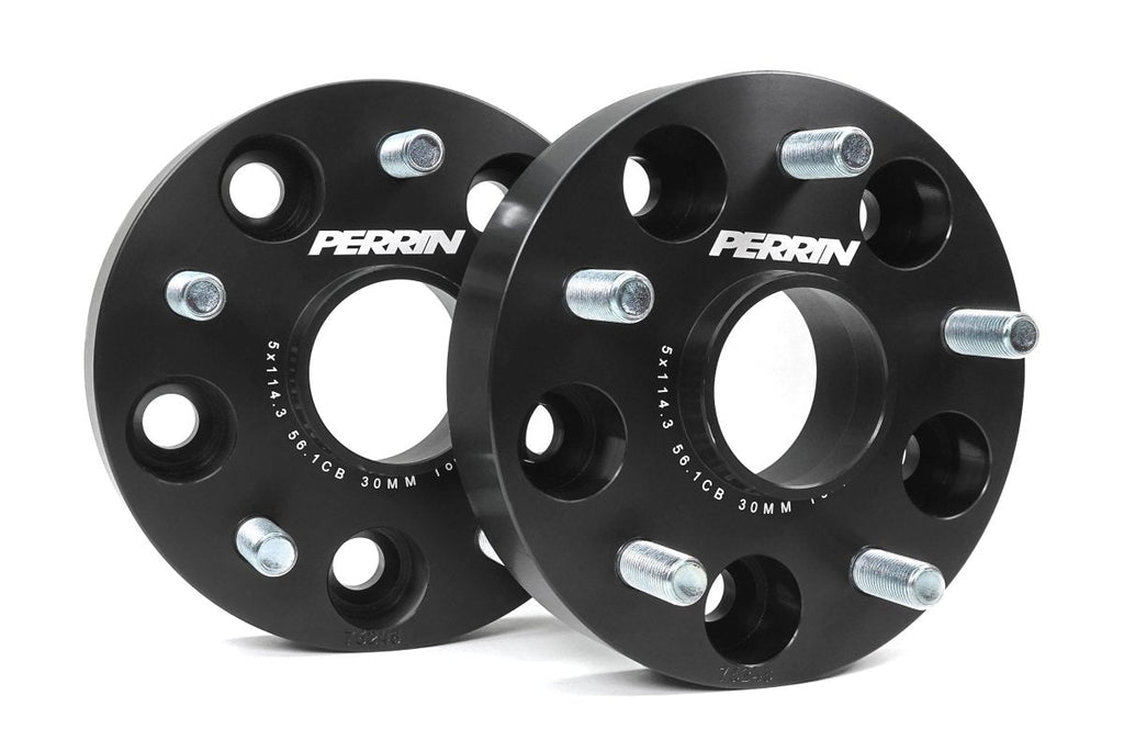 Perrin Wheel Spacers Black 30mm 5x114.3 2015-2025 WRX / 2005-2021 STI