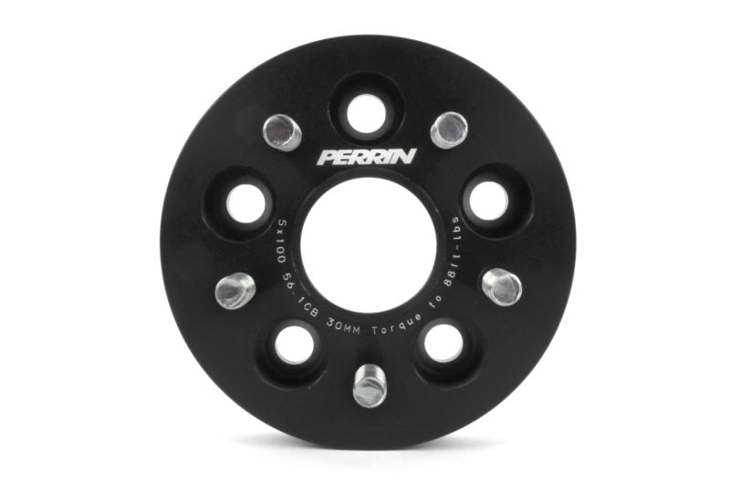 Perrin Wheel Spacers PAIR Black 30mm 5x100 2002-2014 WRX / 2004 / STI / BRZ / FXT / LGT