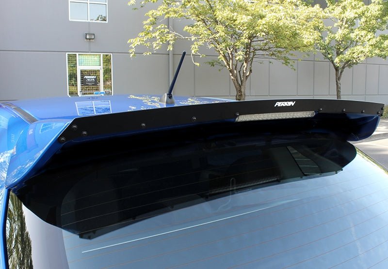 Perrin Wing Gurney Flap Black 2009-2014 WRX Hatchback / 2008-2014 STI Hatchback