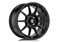 Load image into Gallery viewer, Sparco FF 1 GLOSS BLACK 17x8.5 +30 5x114.3mm 73mm