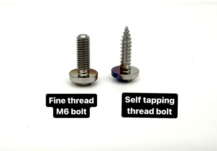 Chasing JS License Plate Bolts