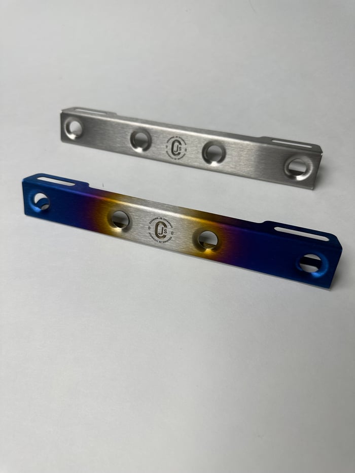 Chasing JS Titanium License Plate Bracket