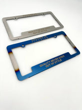 Load image into Gallery viewer, Chasing JS License Plate Frame