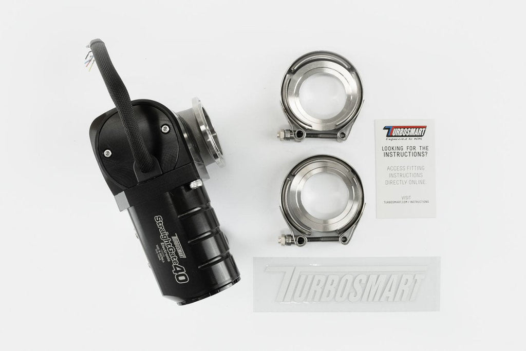 Turbosmart Electronic StraightGate40 ESG40 40mm External Wastegate Black