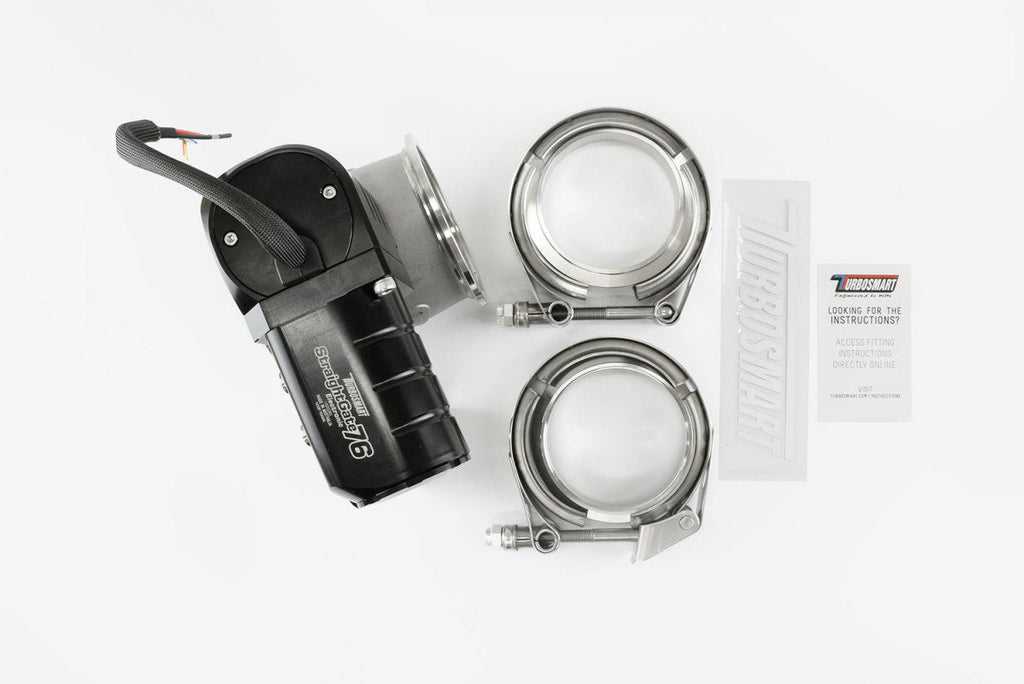 Turbosmart Electronic StraightGate76 eSG76 76mm External Wastegate Black