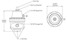 Load image into Gallery viewer, Turbosmart FPR6 Fuel Pressure Regulator Blue 6-AN
