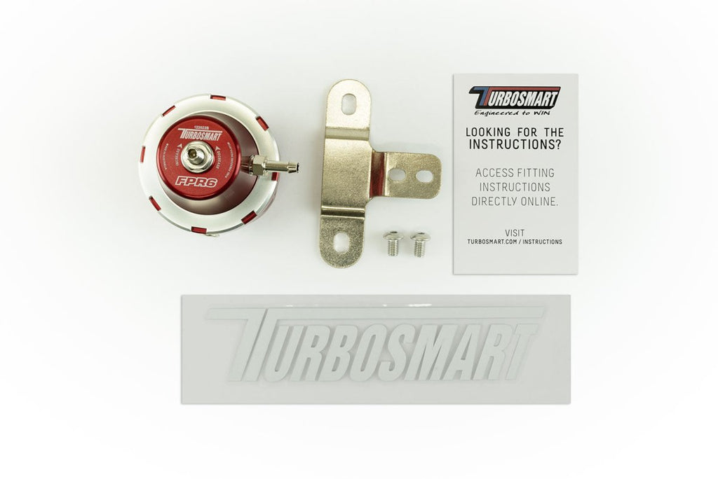 Turbosmart FPR6 Fuel Pressure Regulator Red 6-AN