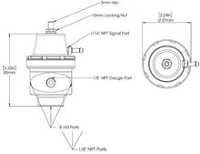 Load image into Gallery viewer, Turbosmart FPR8 Fuel Pressure Regulator Black -8AN