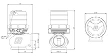 Load image into Gallery viewer, Turbosmart GenV CompGate40HP 40mm External Wastegate 35psi Black