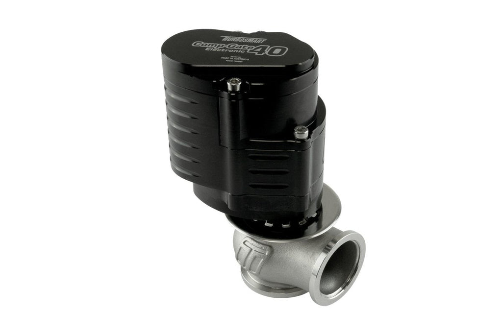 Turbosmart GenV Electronic CompGate40 40mm Electronic External Wastegate Black