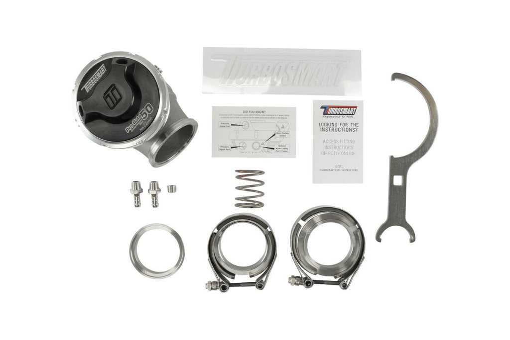 Turbosmart GenV ProGate WG50CG Compressed Gas External Wastegate 5PSI Black
