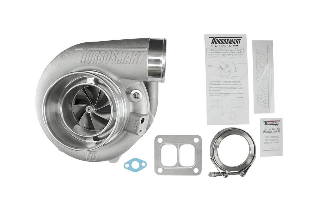 Turbosmart TS-1 6870 Kompact Externally Wastegated Turbo w/ T4 Divded Inlet, V-Band Outlet, 1.00AR Hotside