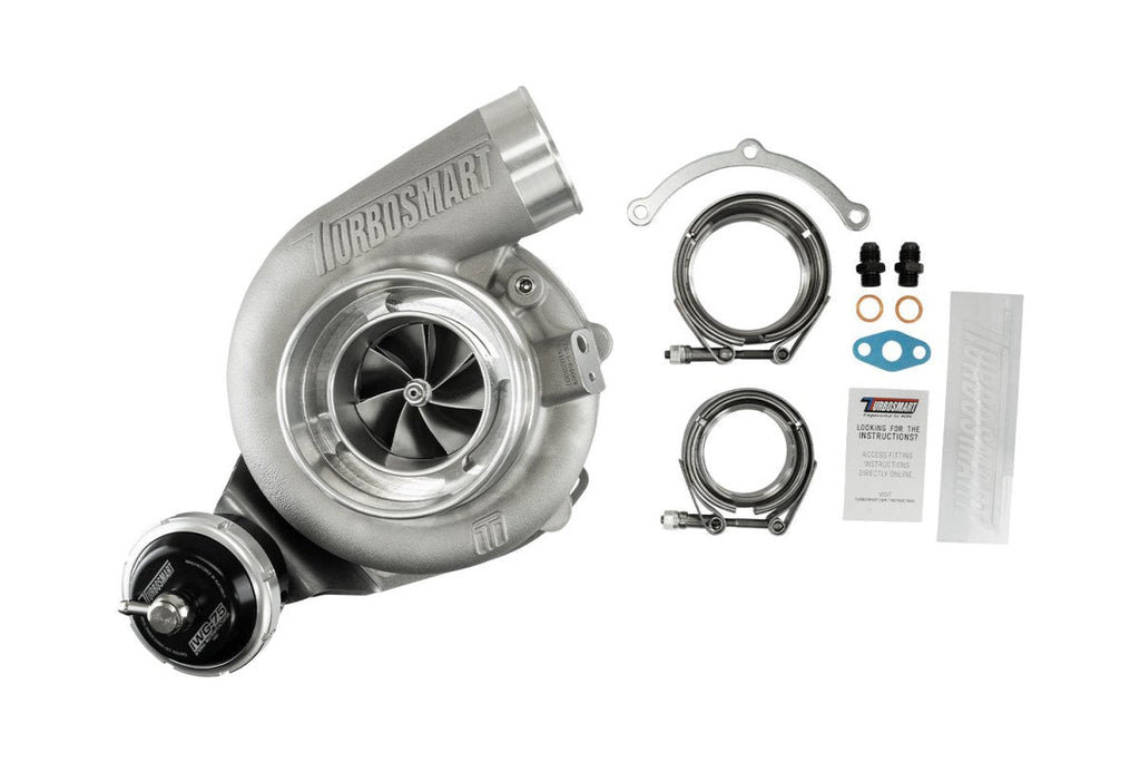 Turbosmart TS-2 6262 Internally Wastegated Watercooled Turbo w/ V-Band Inlet, V-Band Outlet, 0.82AR Hotside