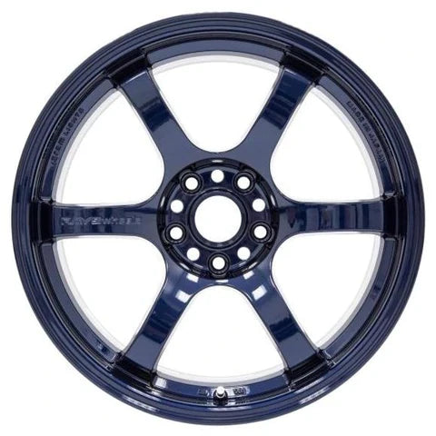 Gram Lights 57DR 18x9.5 +22 5-114.3 Eternal Blue Pearl Wheel