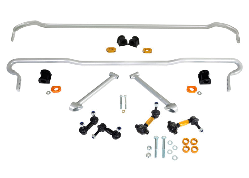 Whiteline Sway Bar Kit 22mm Front Adjustable / 22mm Rear Adjustable w/ Endlinks 2008-2010 WRX